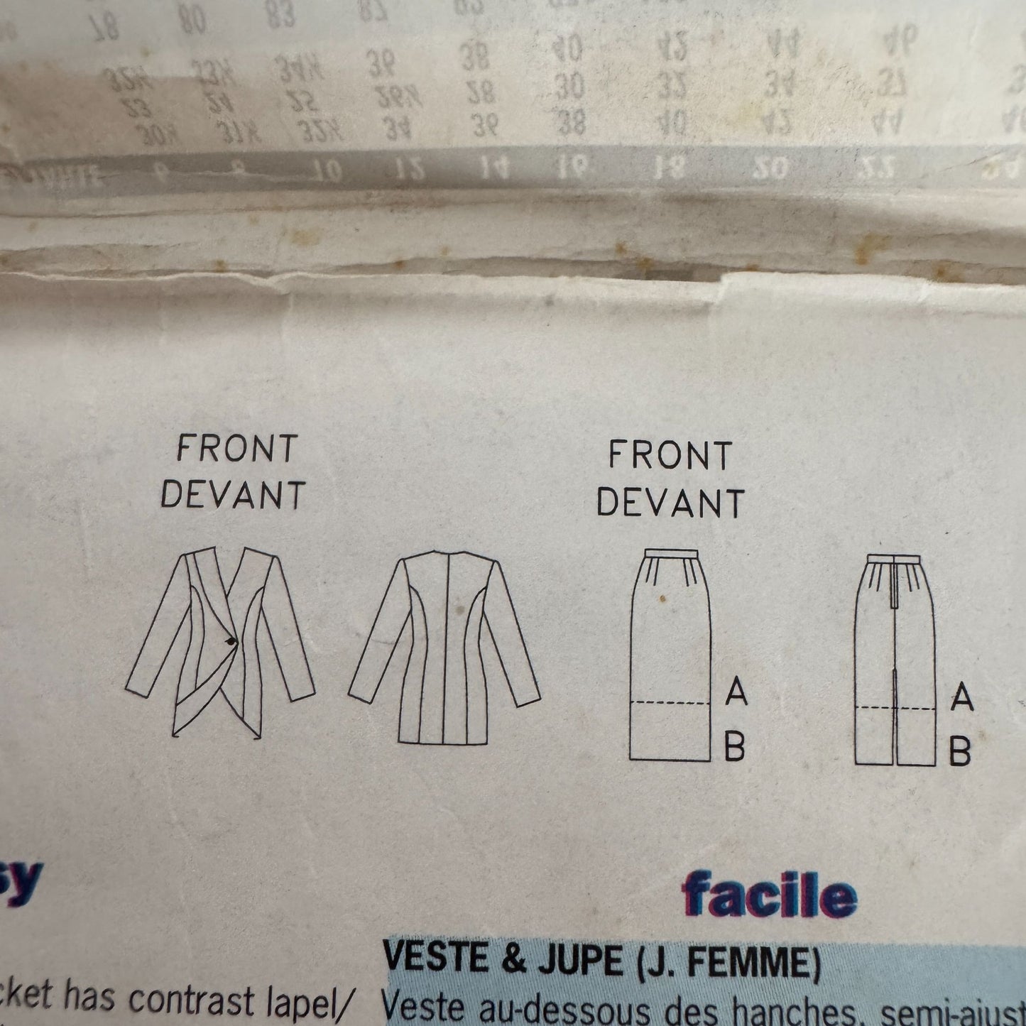 Butterick Sewing Pattern 6003 Misses Jacket Skirt Work Outfit 14 16 18 Easy UC