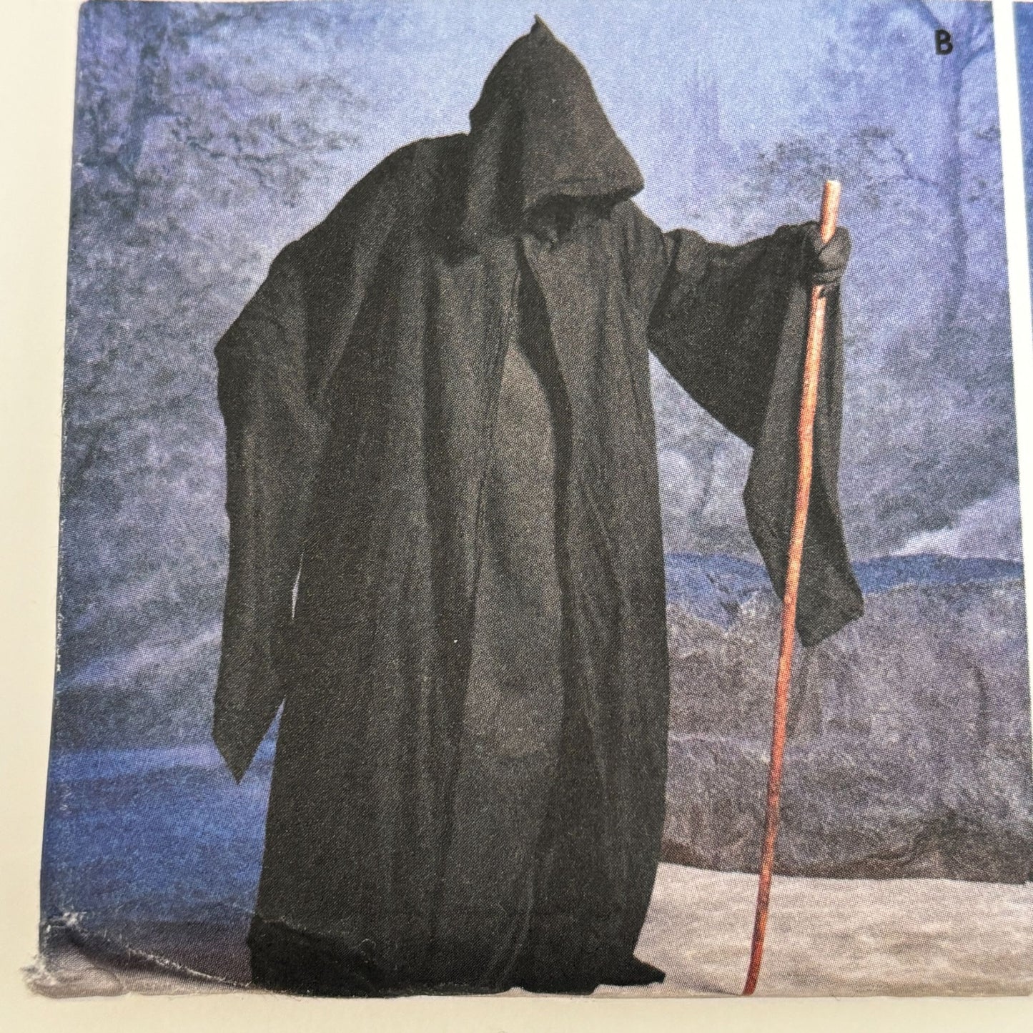 Simplicity Sewing Pattern 9887  Wizard Costume Cloak Tunic Hood Medieval Fantasy Capes Tunics Wizard Halloween Uncut