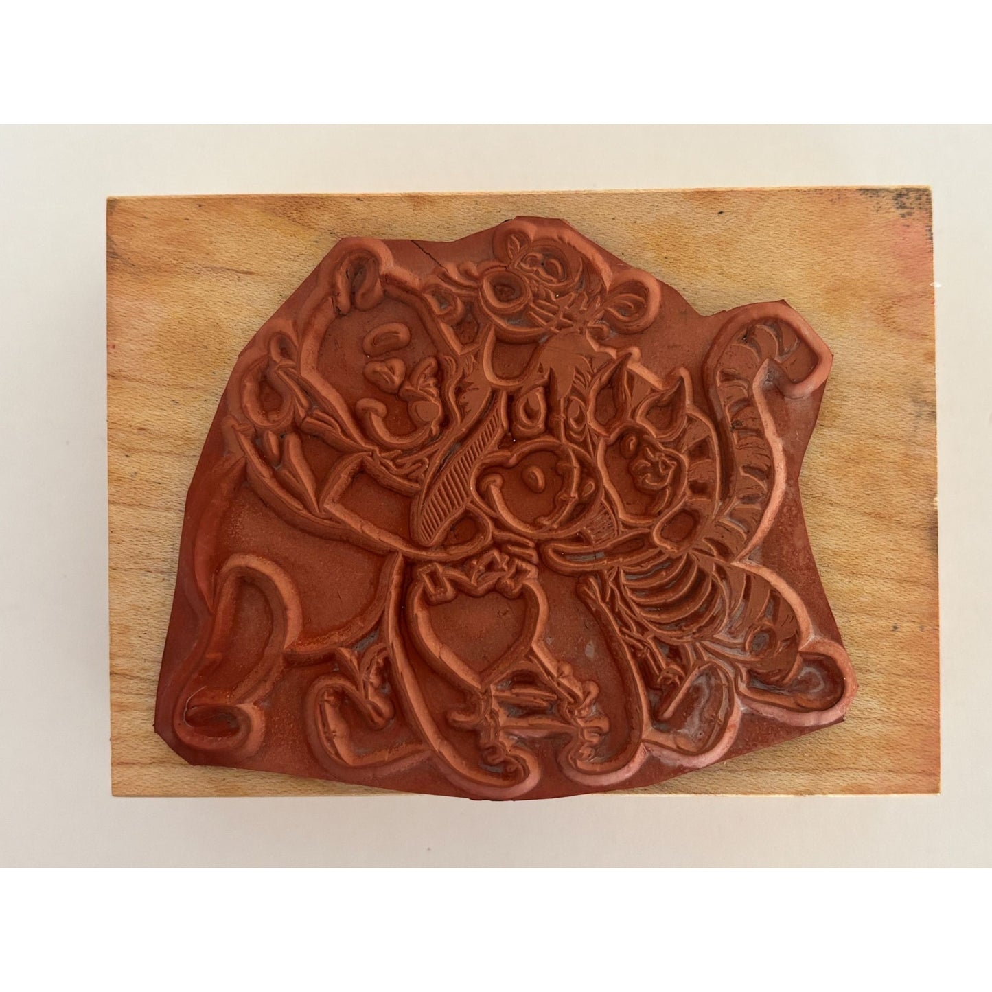 Disney Rubber Stamp Winnie the Pooh Hugs All Around Piglet Tigger Eeyore Friends