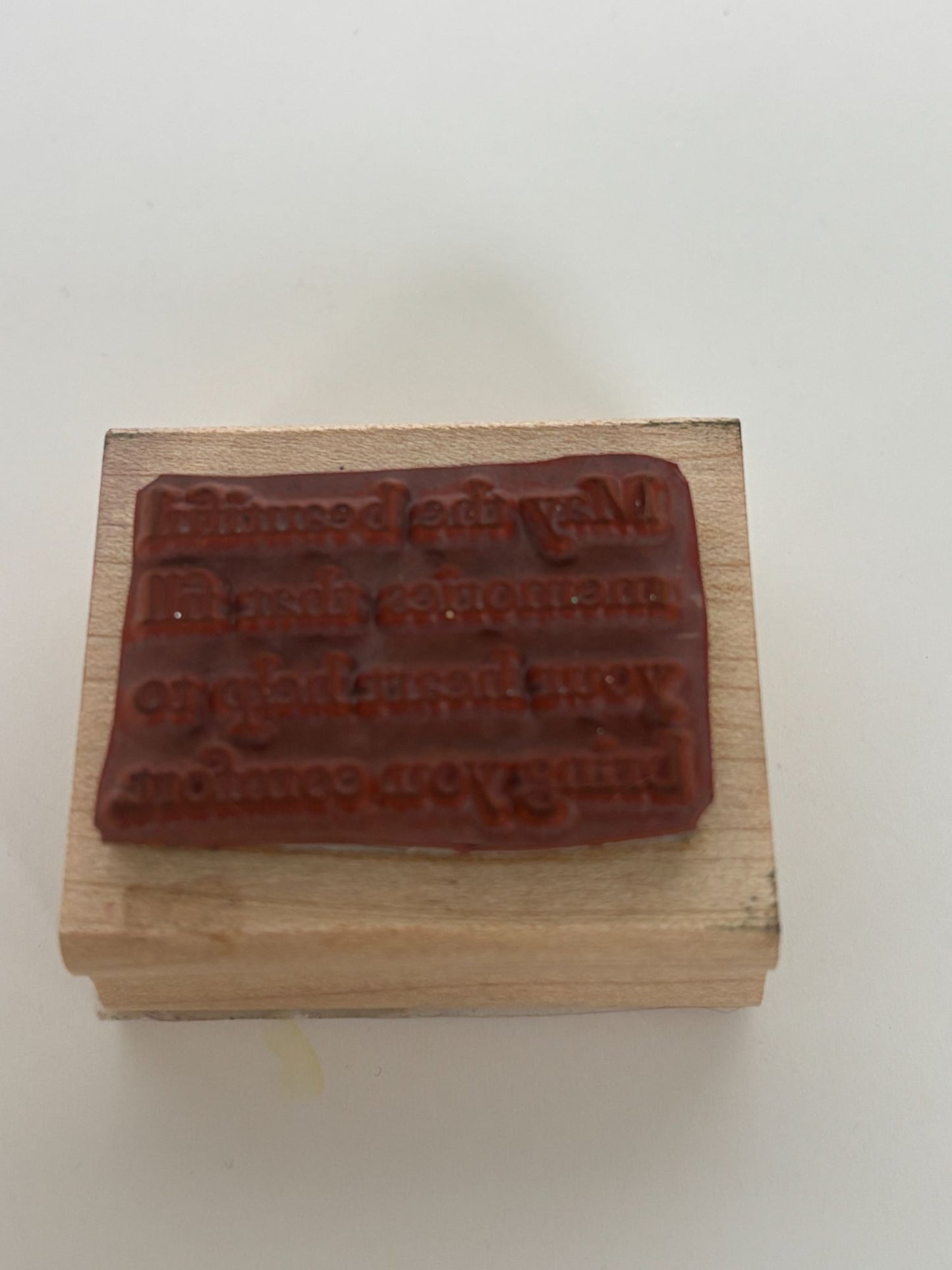 Stampin Up Rubber Stamp Comfort Sentiment Sympathy Card Making Words Supportive