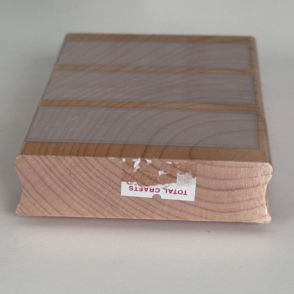 Hero Arts Rubber Stamp Three Rectangle Background Wood Mounted Card Making H2545 Craft