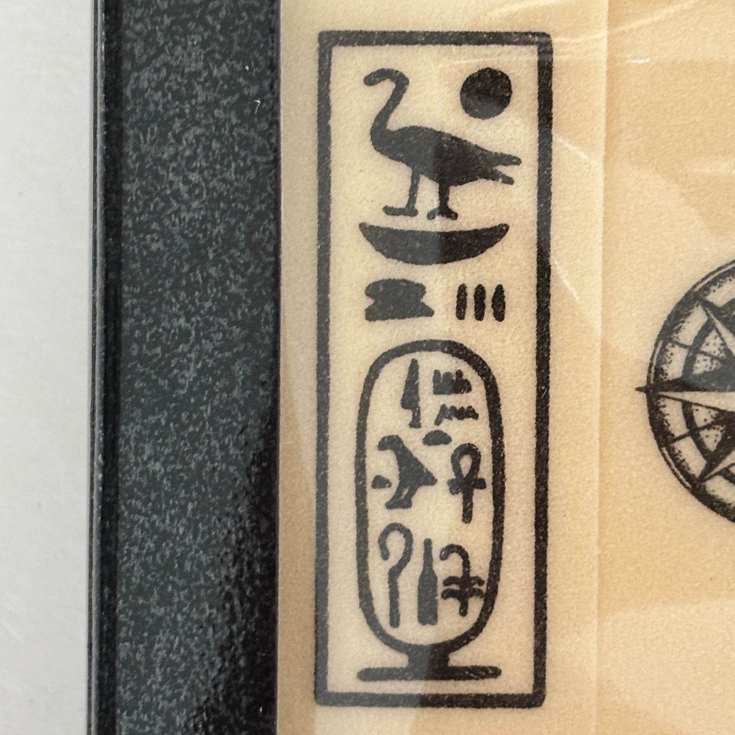 Paper Journeys Foam Mounted Rubber Stamp Set Vintage Travel Paris London Clock Ephemera Compass
