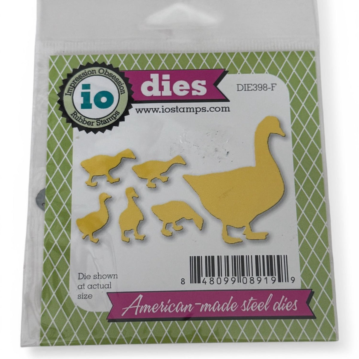 Impression Obsession Die Set Mama Duck Ducklings Easter Spring Craft Cardmaking Metal Farm Animal