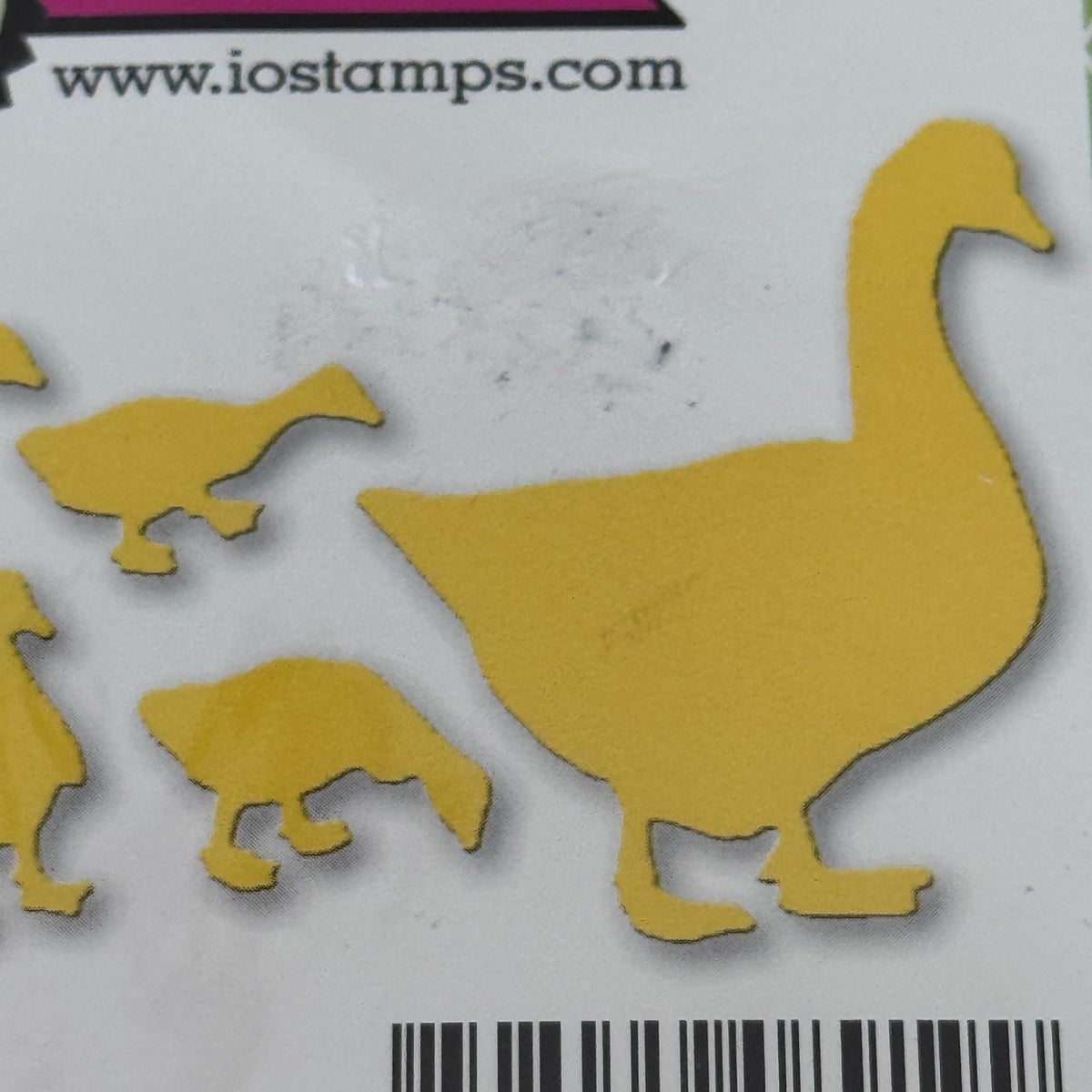Impression Obsession Die Set Mama Duck Ducklings Easter Spring Craft Cardmaking Metal Farm Animal
