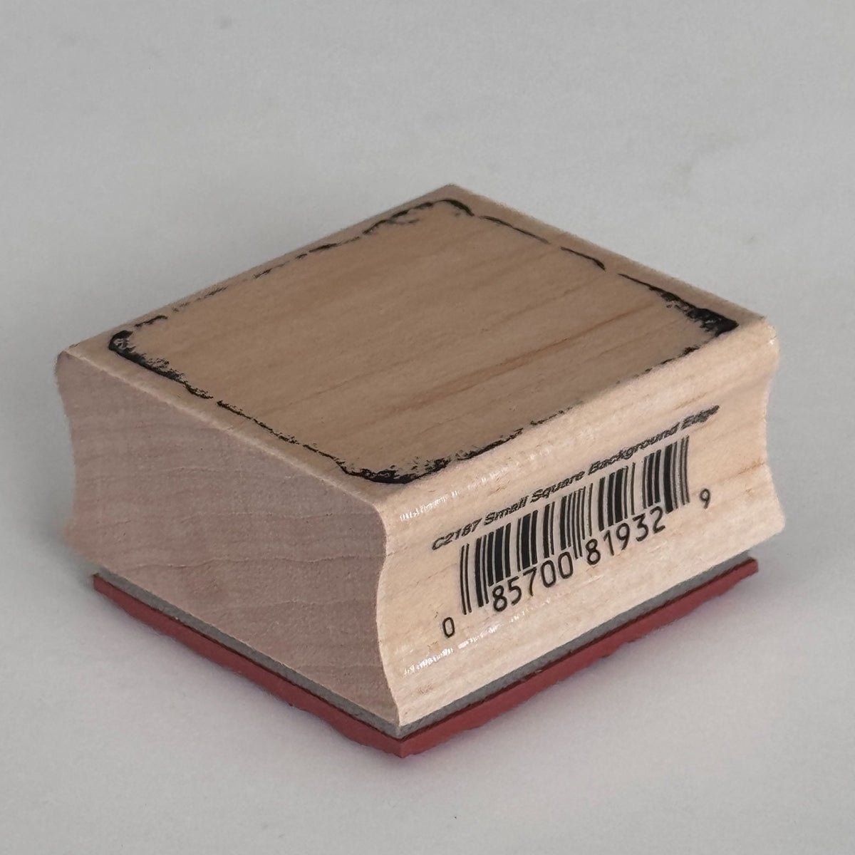 Hero Arts Rubber Stamp Small Square Background Edge Grunge Frame Scrapbook C2187