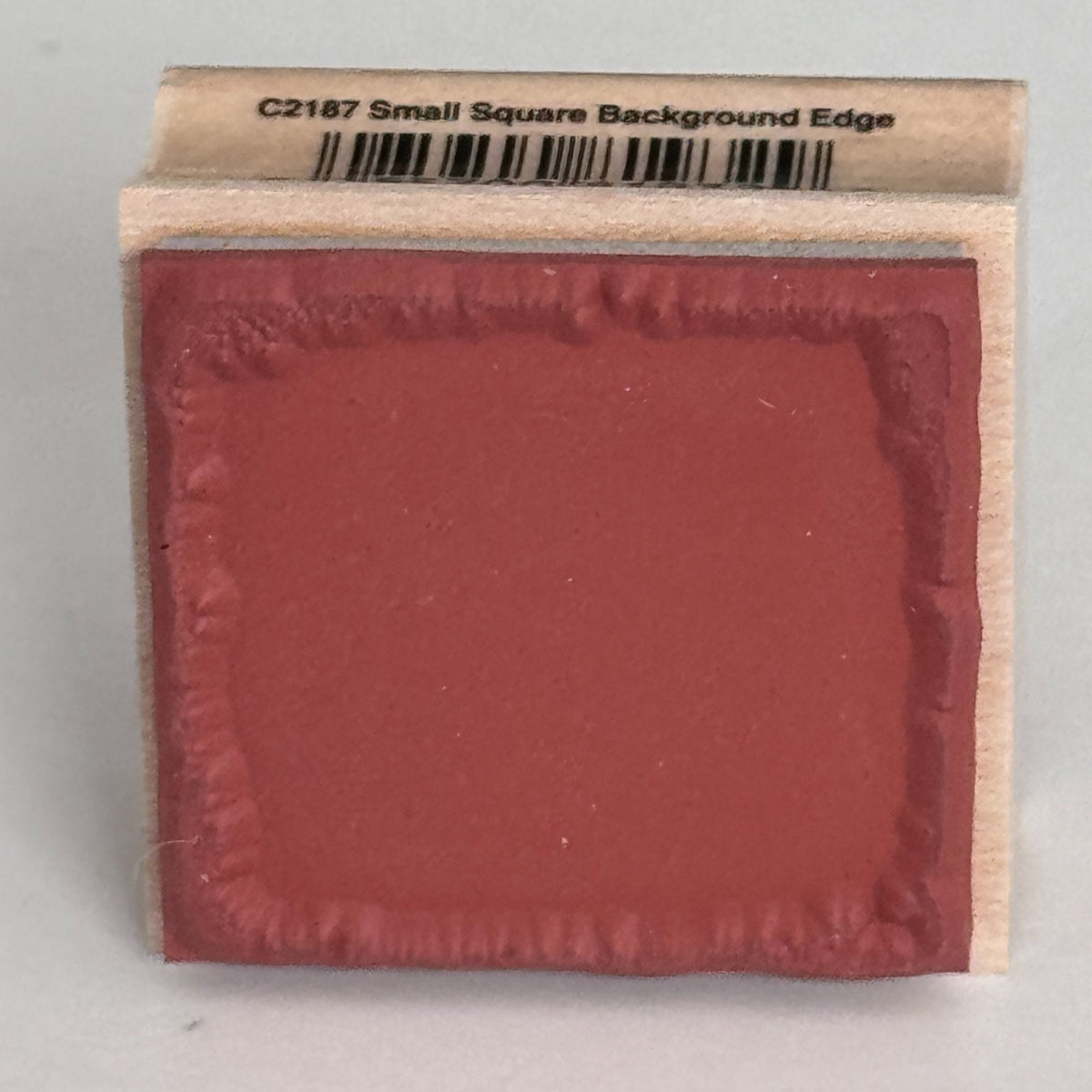 Hero Arts Rubber Stamp Small Square Background Edge Grunge Frame Scrapbook C2187