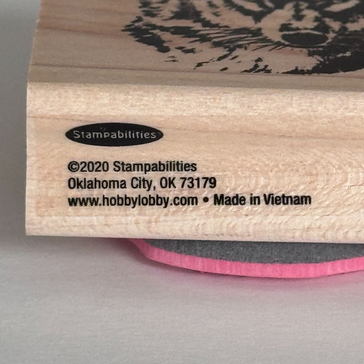 Stampabilities Rubber Stamp Wolf Head Wildlife Animal Rustic Woodland Nature Fathers Day Cardmaking