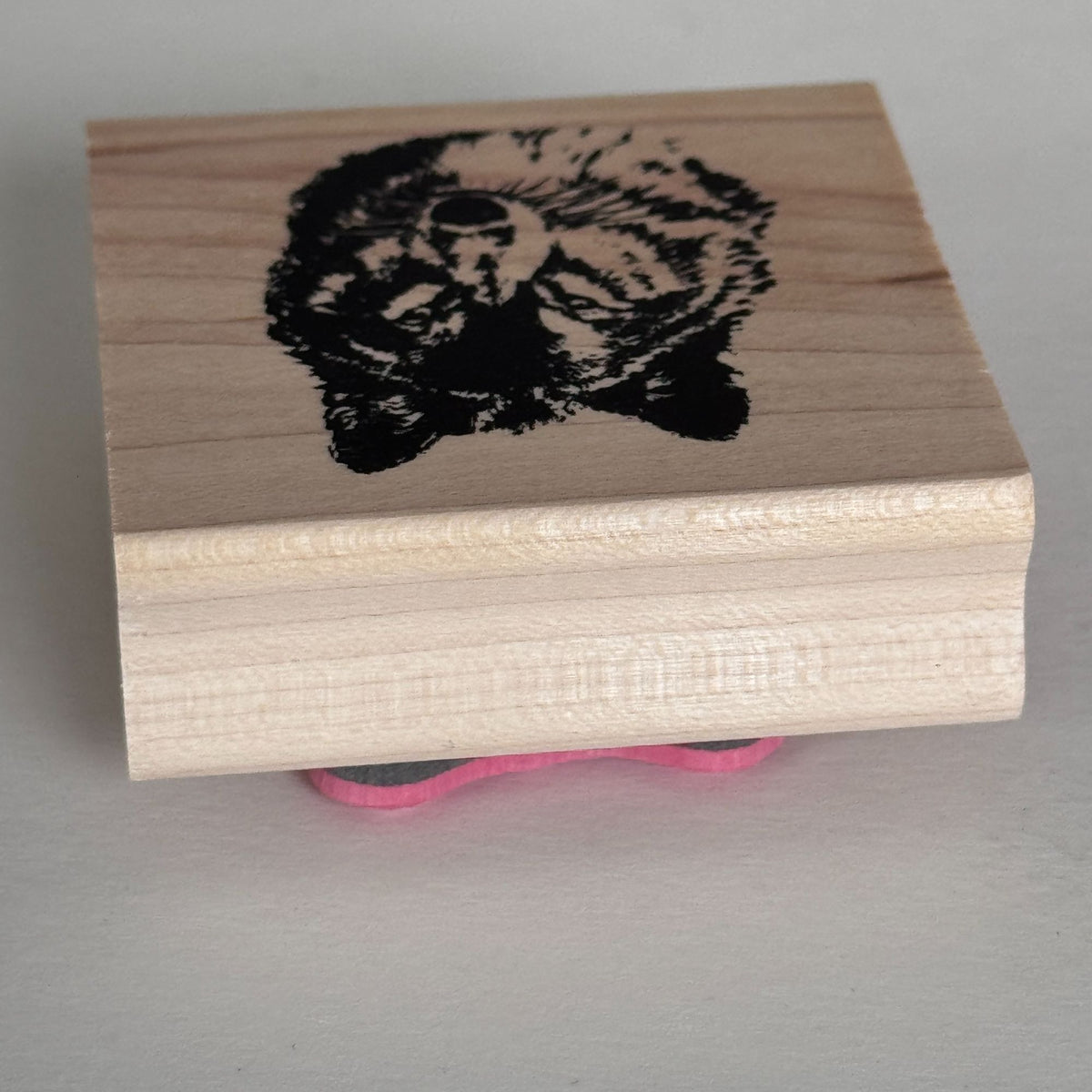 Stampabilities Rubber Stamp Wolf Head Wildlife Animal Rustic Woodland Nature Fathers Day Cardmaking