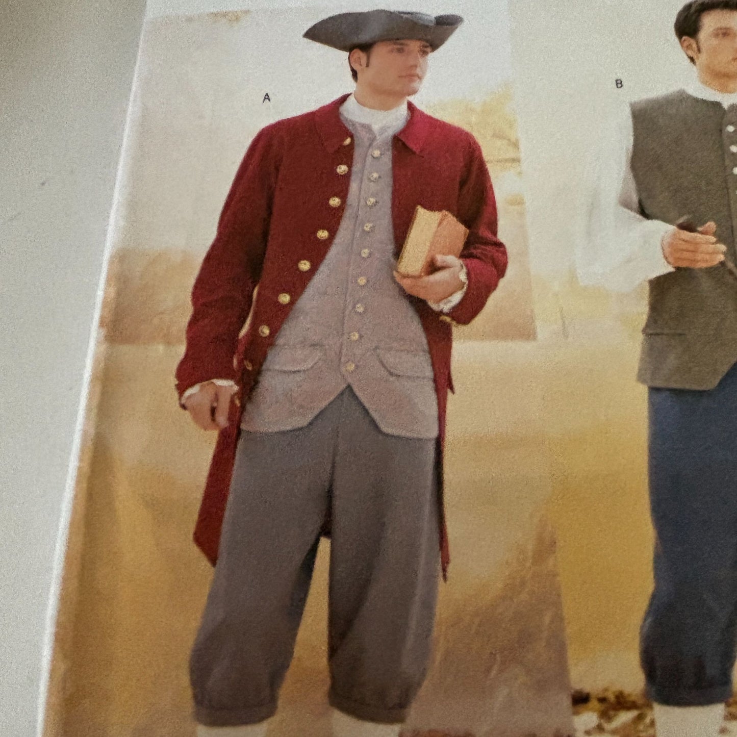 Butterick Sewing Pattern 3072 Revolutionary War Costume Colonial 38 40 42 Uncut
