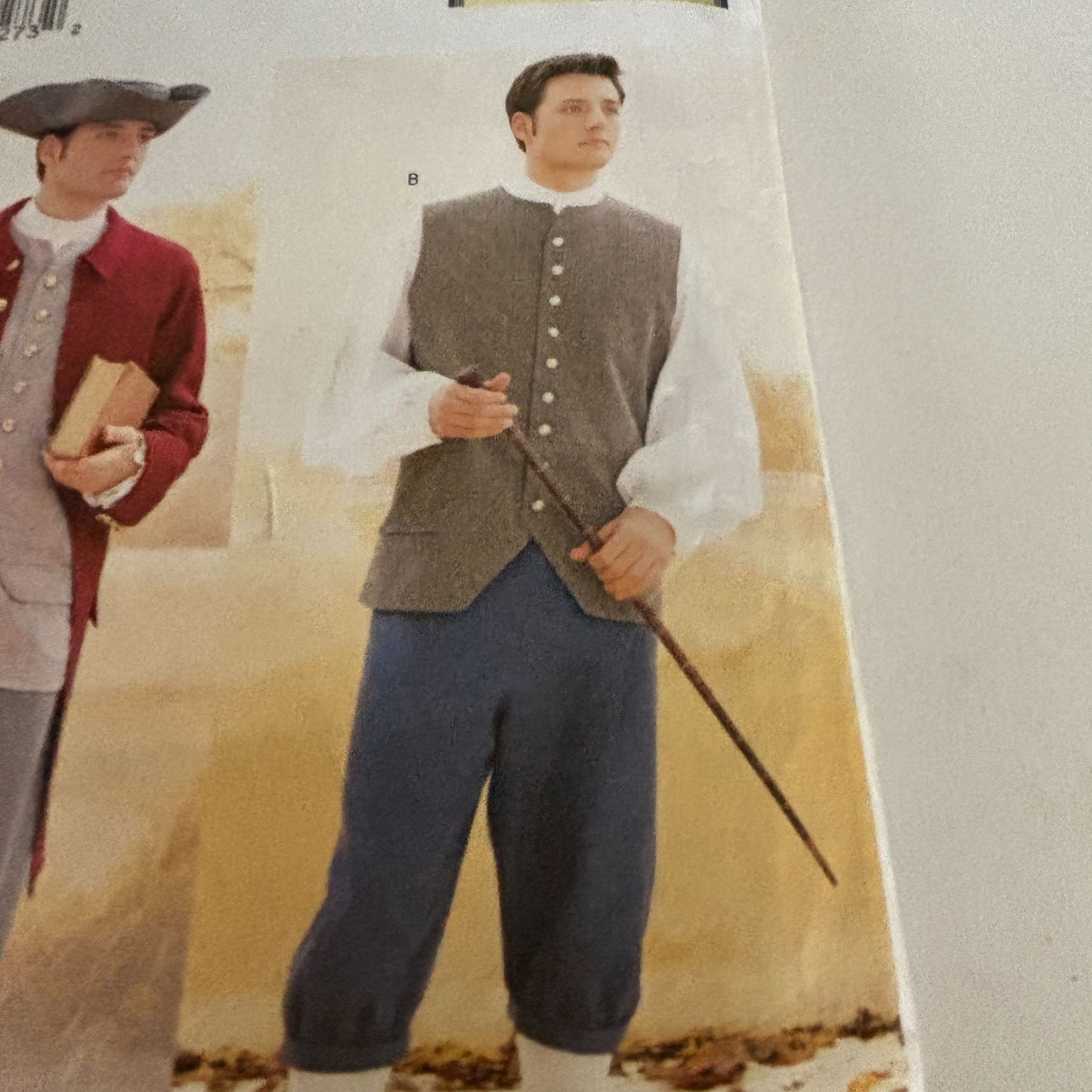 Butterick Sewing Pattern 3072 Revolutionary War Costume Colonial 38 40 42 Uncut
