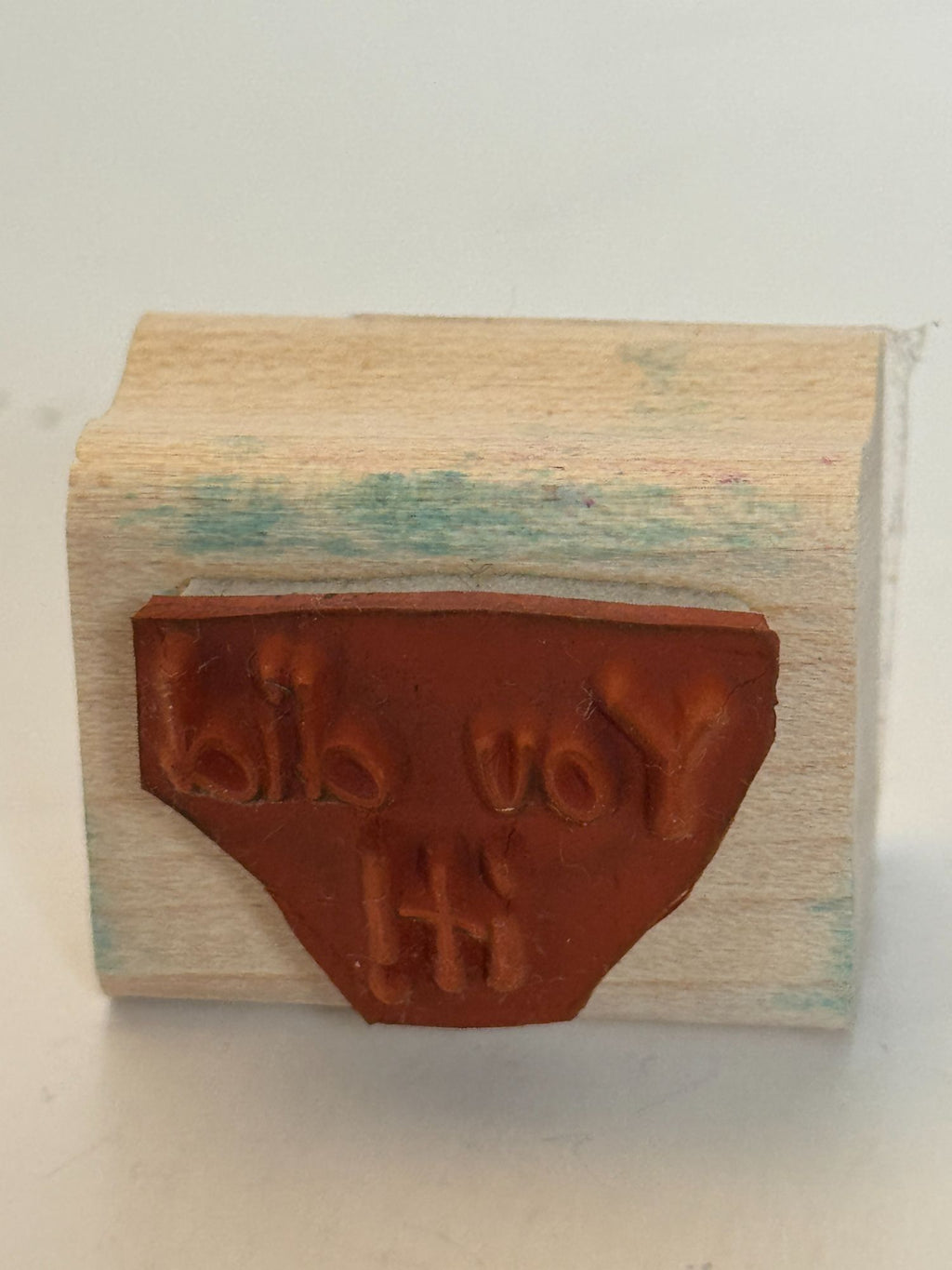 Stampin Up Wood Rubber Stamp You Did It Congratulations Card Making Sentiment
