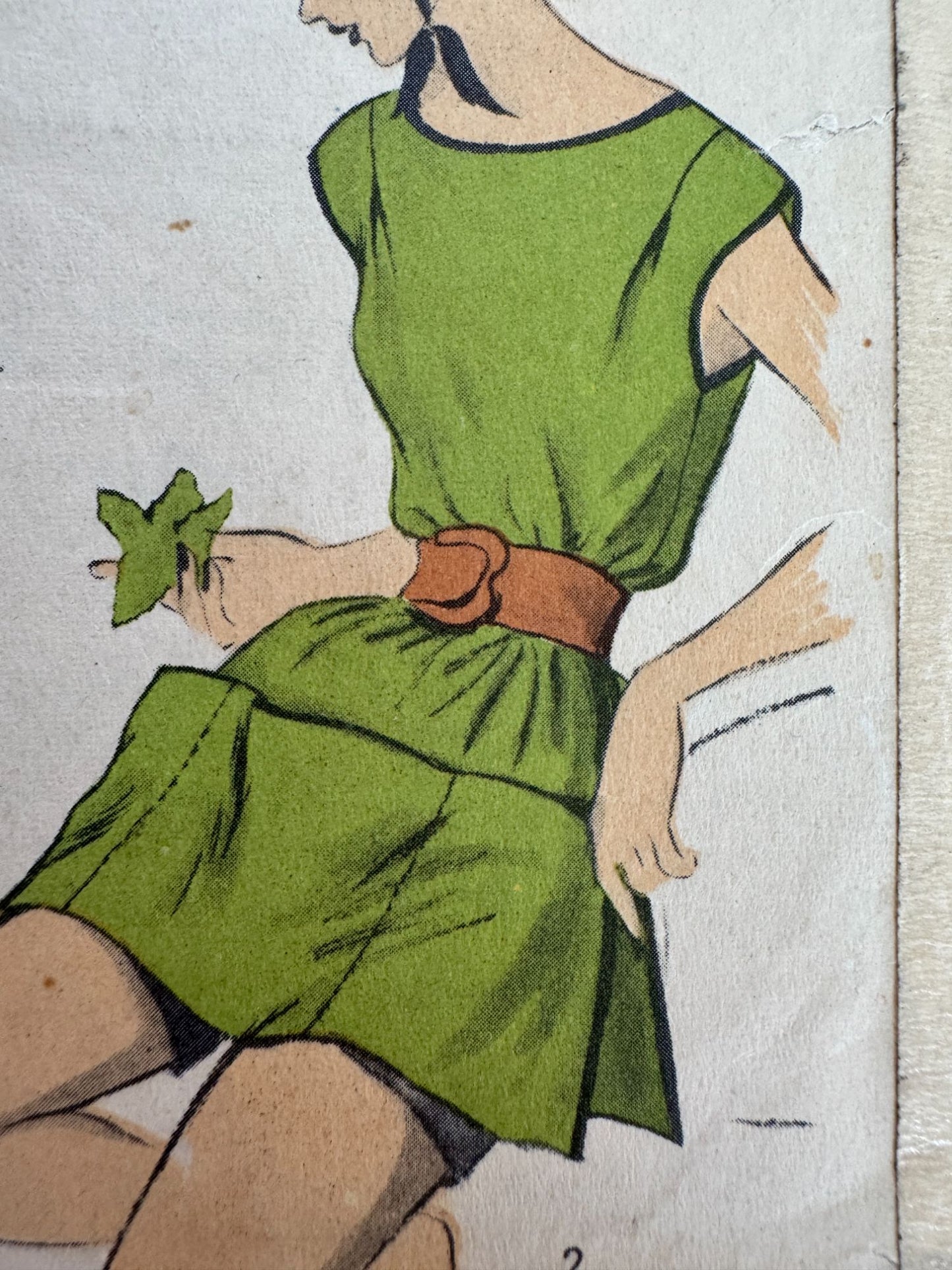 Advance Sewing Pattern 5998 Apron Poncho Medium 14-16 Vintage 1950s Easy