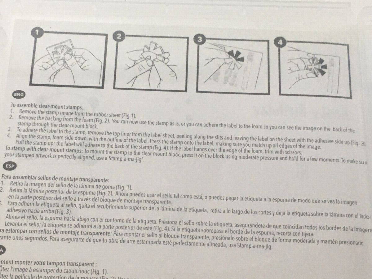 Stampin Up Fruit Basket Acrylic Stamps Food Hello Happy Birthday Friend To From