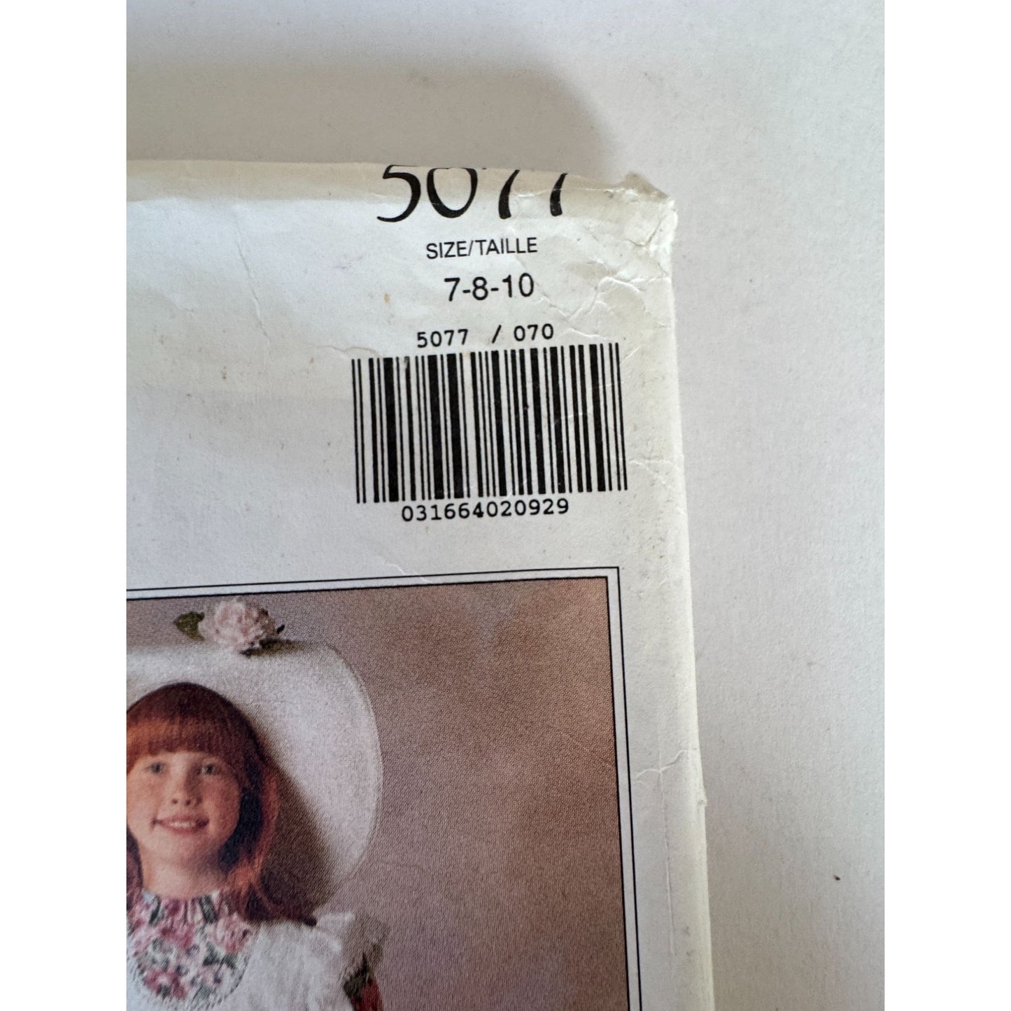 Girls and Matching Doll Dress Sewing Pattern Butterick 5077 Holly Hobbie Prairie Pinafore 7-10