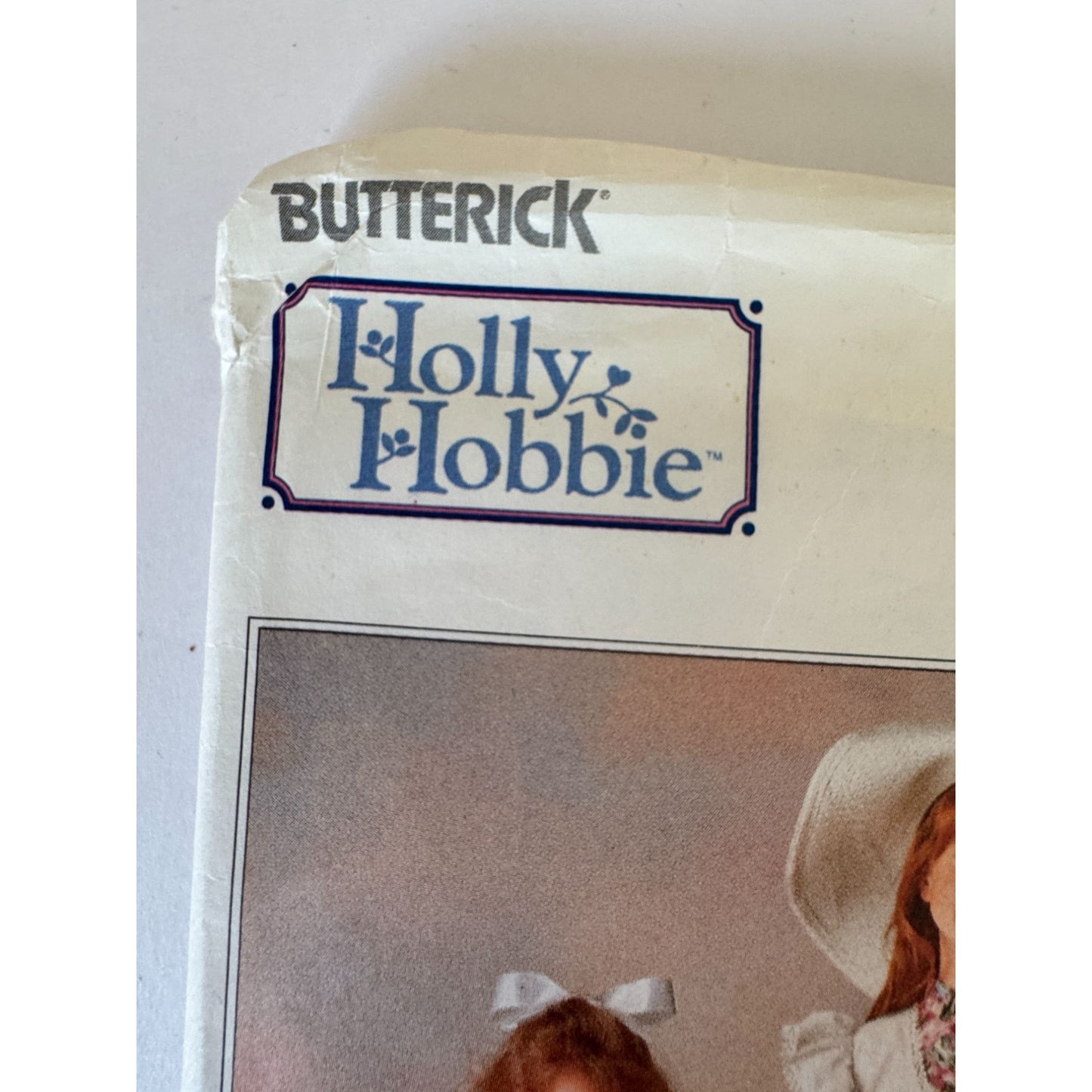 Girls and Matching Doll Dress Sewing Pattern Butterick 5077 Holly Hobbie Prairie Pinafore 7-10