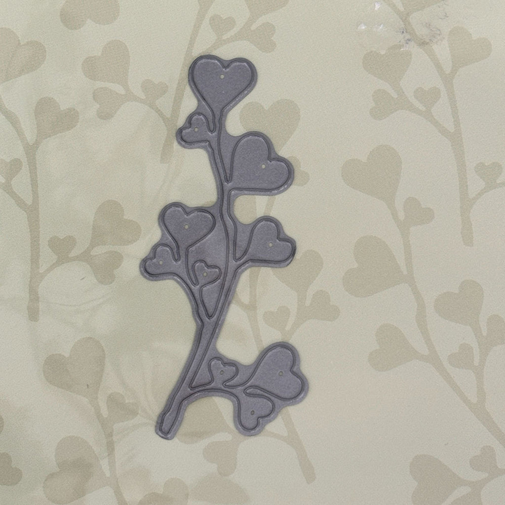 Penny Black Creative Dies Ardor Thin Metal Die Heart Branch Cardmaking Love Mothers Day