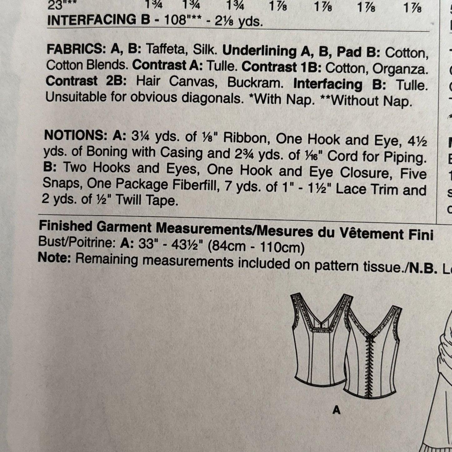 Butterick Sewing Pattern B5696 Regency Dress Costume Empire Waist 8-14 Uncut Making History Victorian