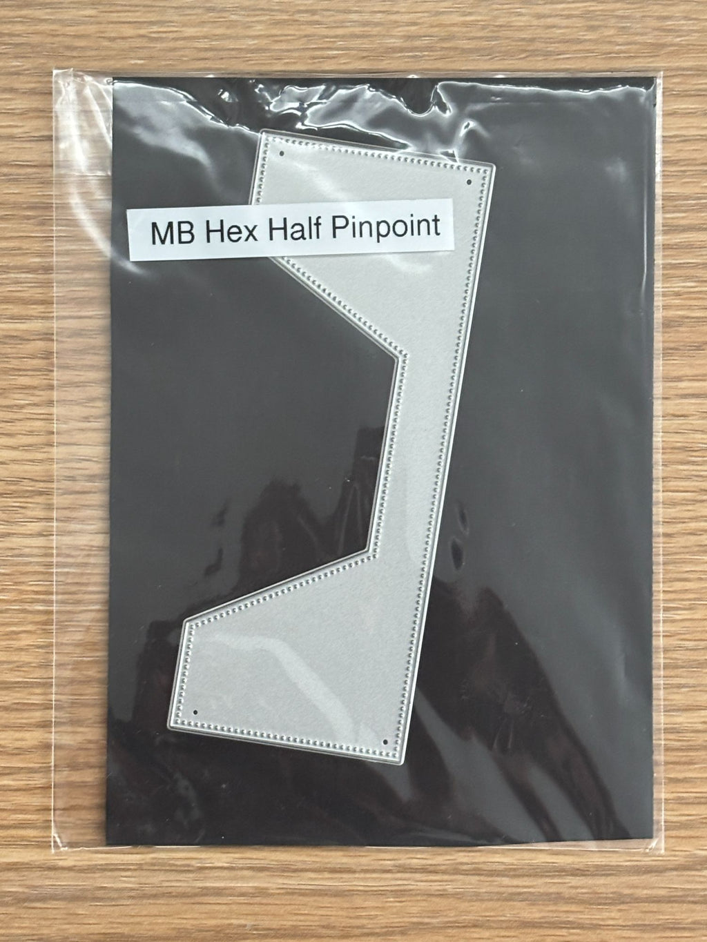 Memory Box Hex Half Pinpoint Cutting Die Card Making Decorative Edge 94469 MB