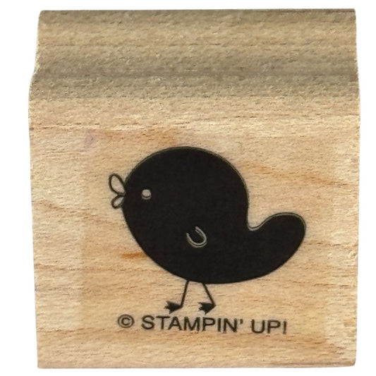Stampin Up Rubber Stamp Bird Adorable Spring Nature Animal Card Making Small