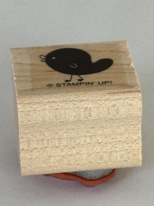 Stampin Up Rubber Stamp Bird Adorable Spring Nature Animal Card Making Small