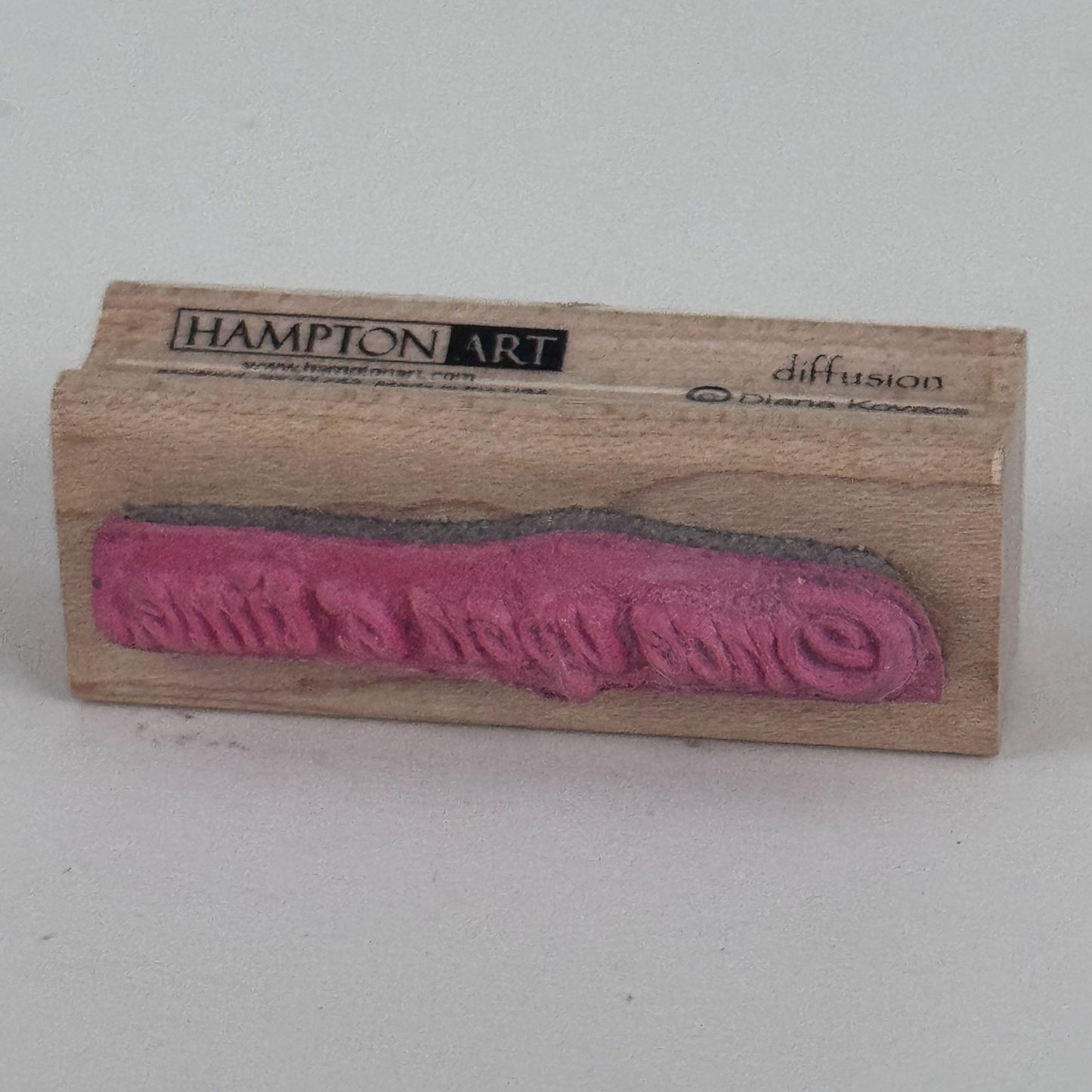 Hampton Art Rubber Stamp Once Upon A Time Fairy Tale Love Story Cardmaking Words