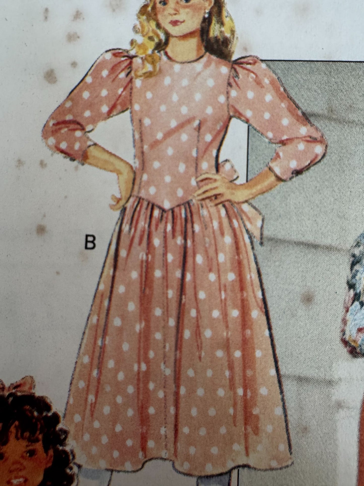 Butterick Sewing Pattern 4583 Girls Easter Dress Summer Spring Church Easy 12 14