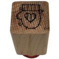 DOTS Rubber Stamp Winter Mittens Country Patches Gift Tag Card Making Heart 1"