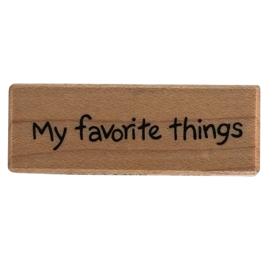 PSX Rubber Stamp My Favorite Things Cardmaking Small Words Simple Phrase Sentiment Scrapbooking
