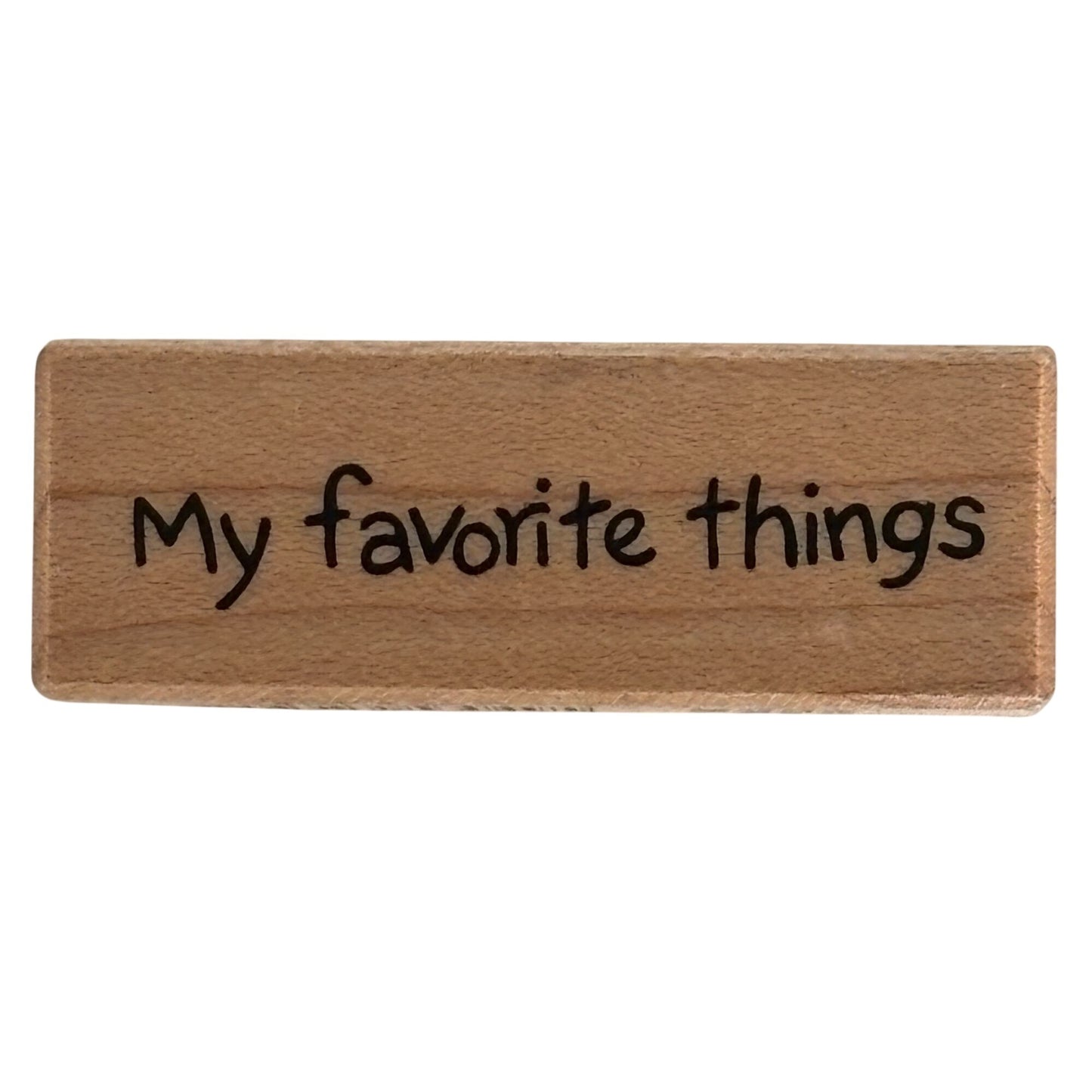 PSX Rubber Stamp My Favorite Things Cardmaking Small Words Simple Phrase Sentiment Scrapbooking