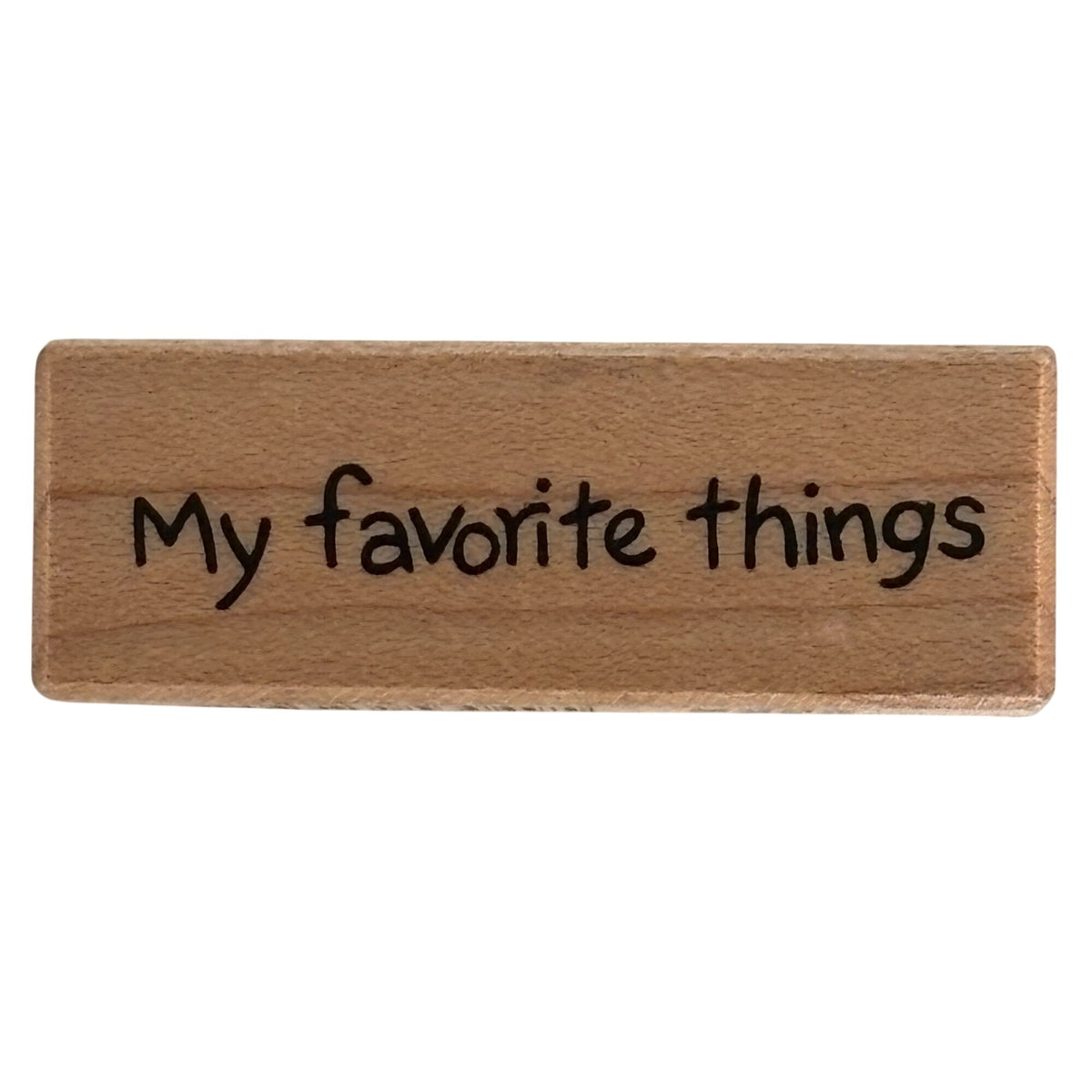 PSX Rubber Stamp My Favorite Things Cardmaking Small Words Simple Phrase Sentiment Scrapbooking