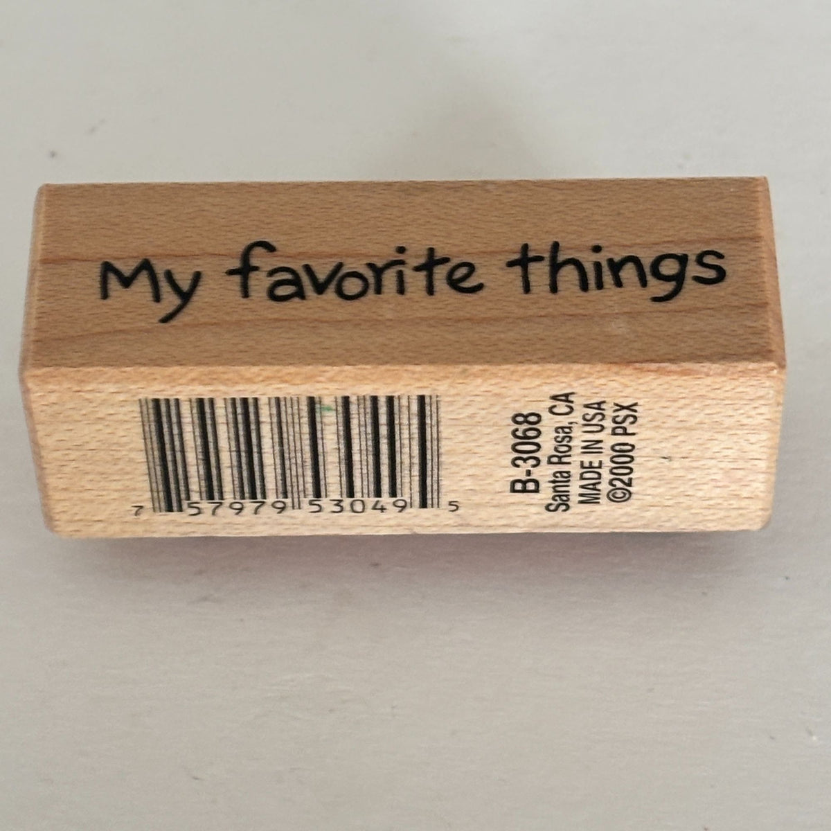 PSX Rubber Stamp My Favorite Things Cardmaking Small Words Simple Phrase Sentiment Scrapbooking
