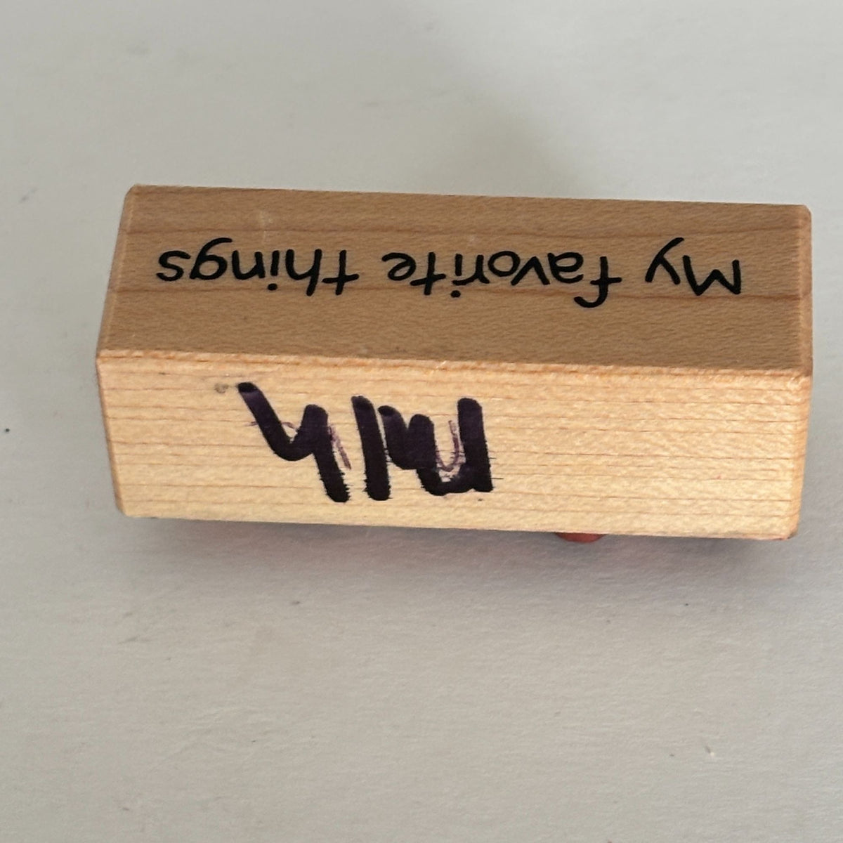 PSX Rubber Stamp My Favorite Things Cardmaking Small Words Simple Phrase Sentiment Scrapbooking