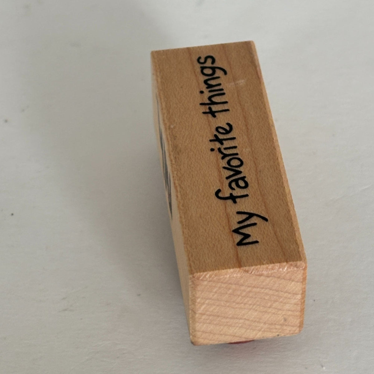 PSX Rubber Stamp My Favorite Things Cardmaking Small Words Simple Phrase Sentiment Scrapbooking