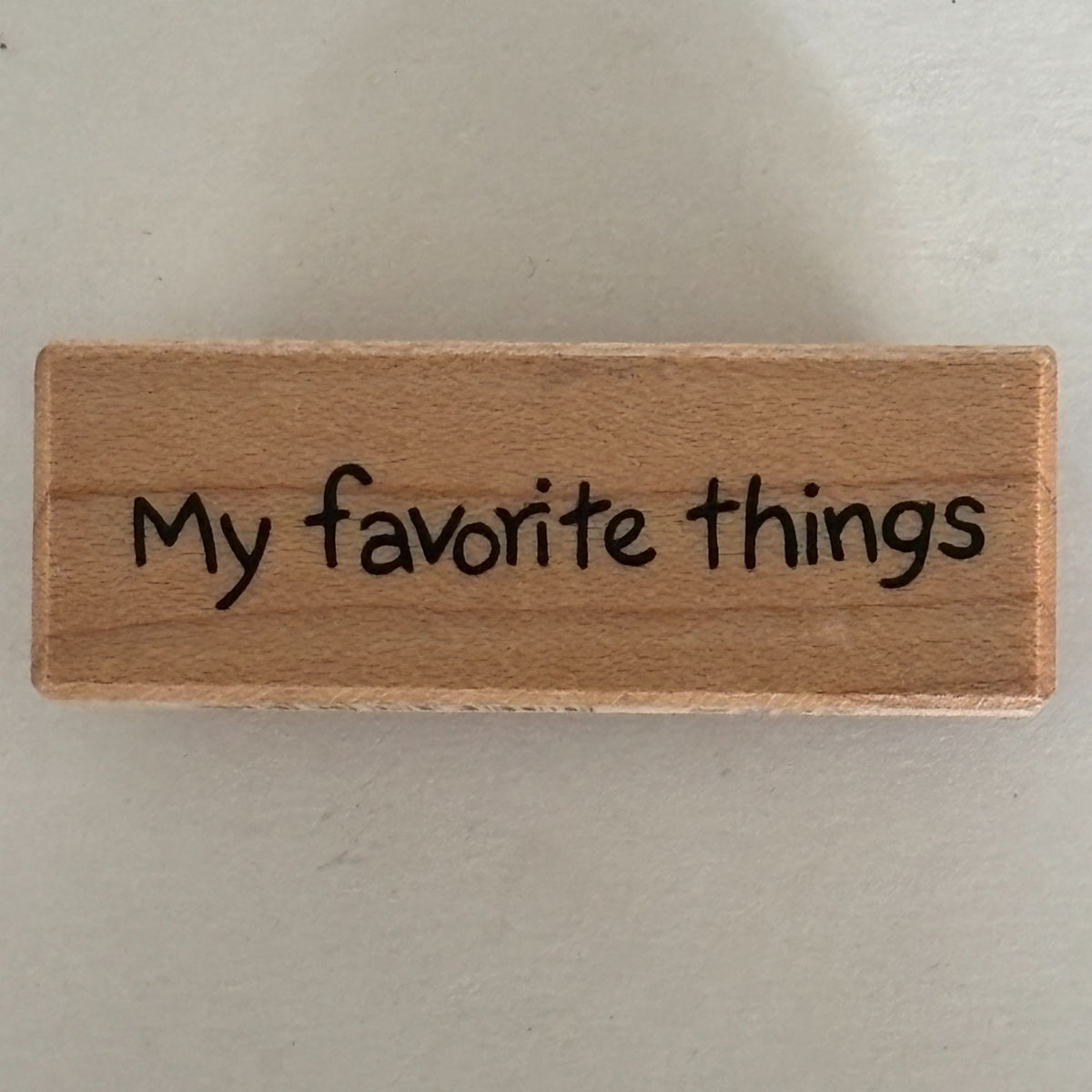 PSX Rubber Stamp My Favorite Things Cardmaking Small Words Simple Phrase Sentiment Scrapbooking