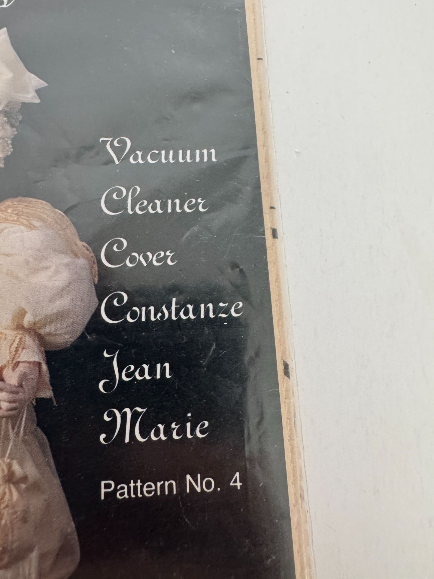 Keane Kreations Sewing Pattern Vacuum Cleaner Cover Bride Wedding Doll Vintage 4