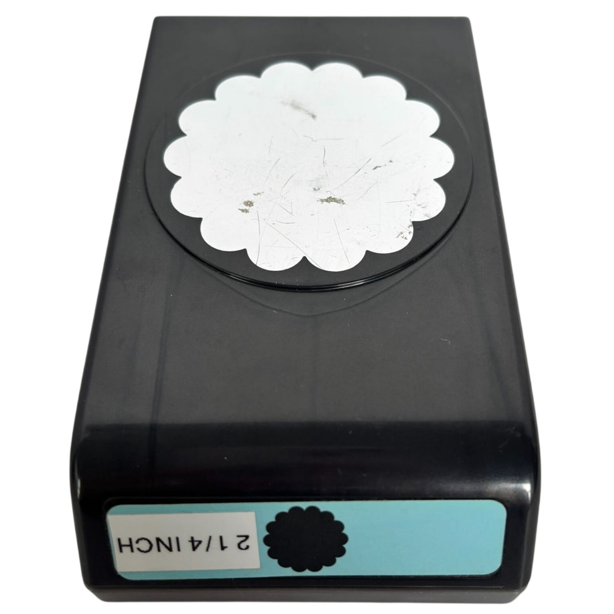 EK Success Slim Paper Punch Scallop Circle Shape Cards Scrapbooks Tags 2.25 Inch