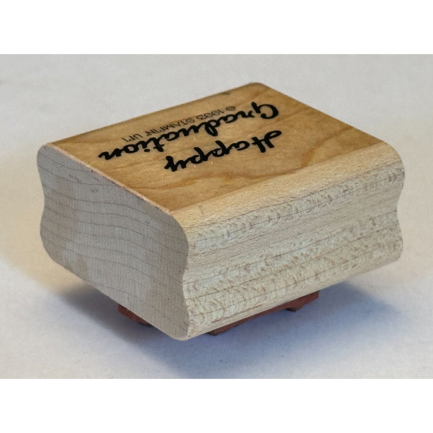 Stampin Up Rubber Stamp Happy Graduation Card Making Words College High School