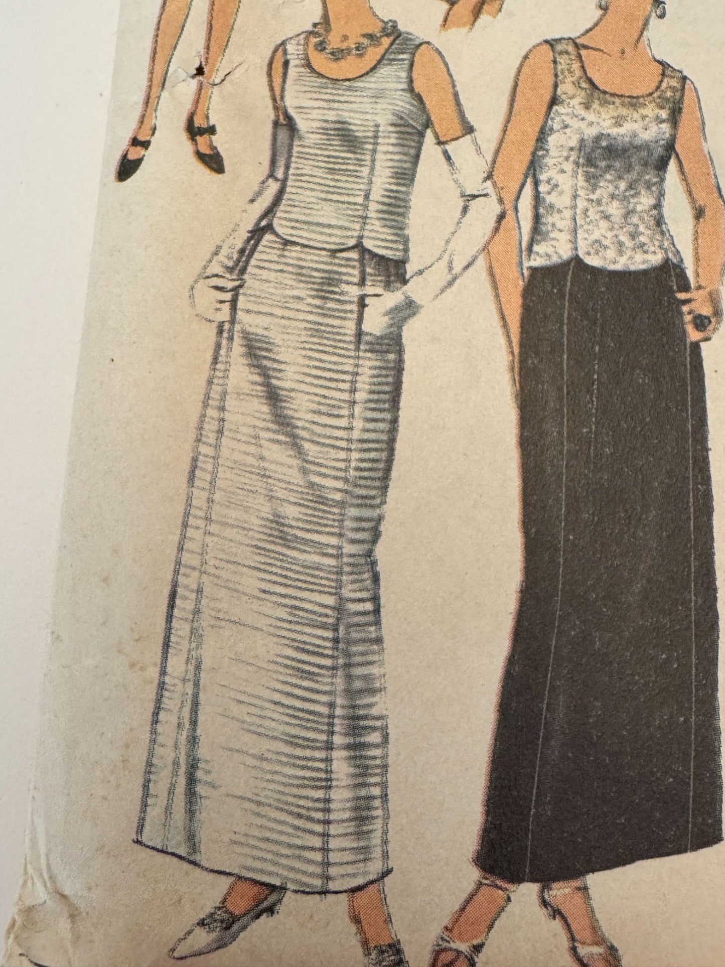 Simplicity Sewing Pattern 6787 Jacket Blouse Skirt 14 Designer Fashion 1960s UC