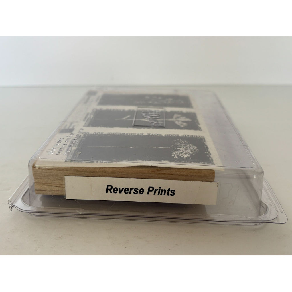 Stampin Up Rubber Stamp Reverse Prints Mother Teresa Quote Spread Love Amen Word