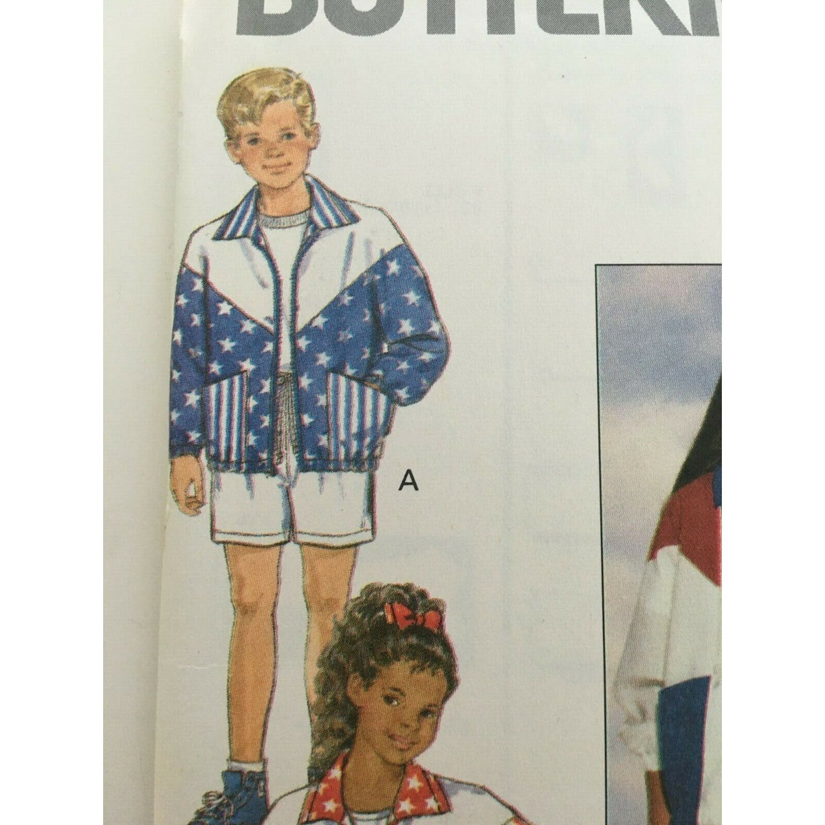 Butterick Sewing Pattern 5934 Athletic Active Kids Jacket Shorts Pants Warm Up