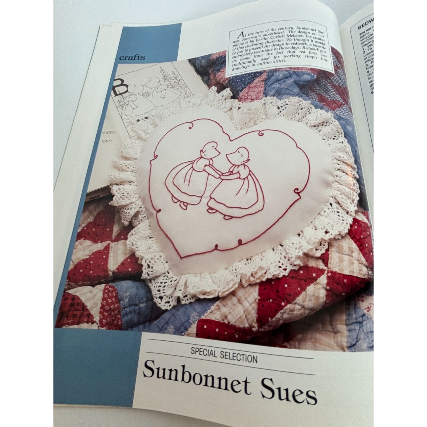 Leisure Arts February 1990 Magazine Cross Stitch The Stitcher Seamstress Craft