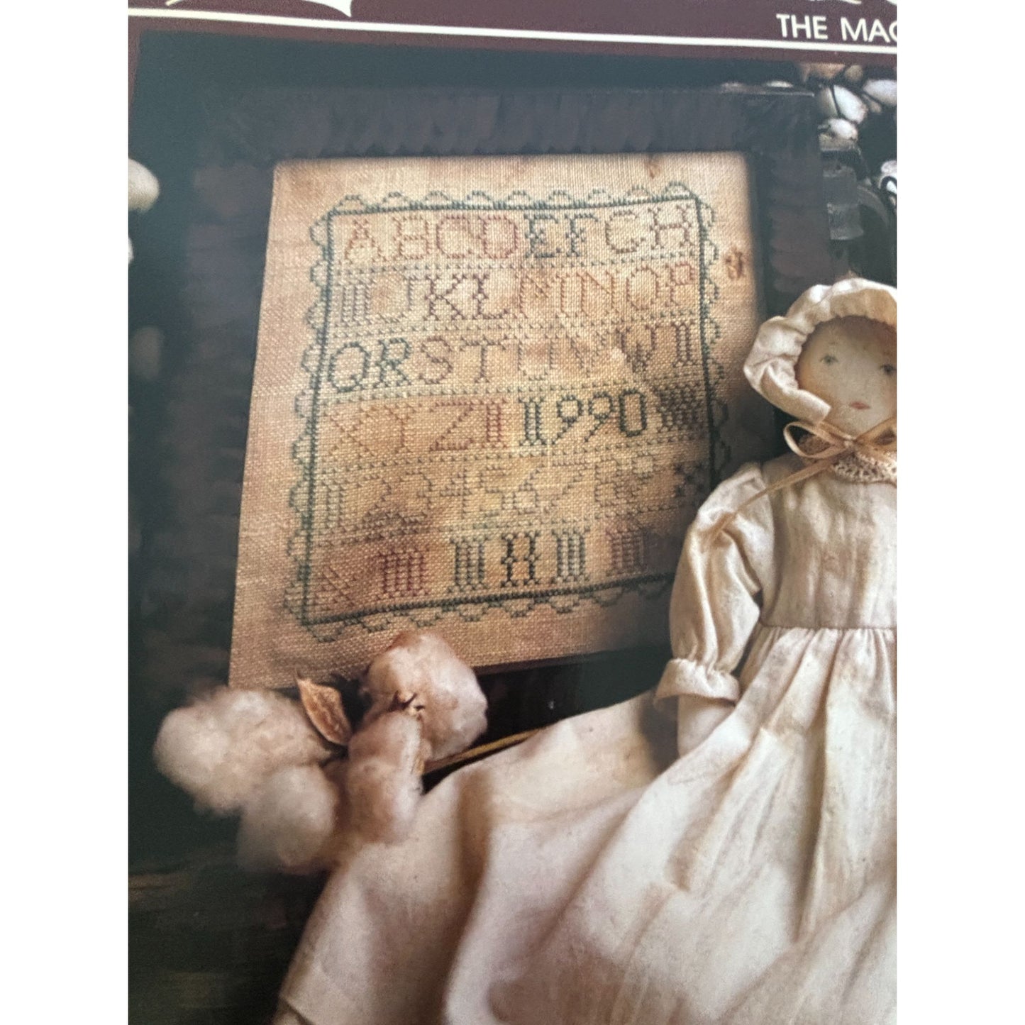 Leisure Arts February 1990 Magazine Cross Stitch The Stitcher Seamstress Craft