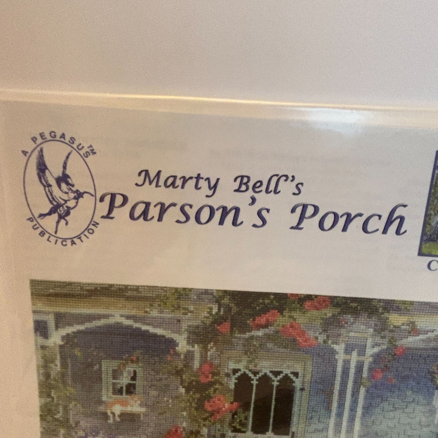 Pegasus Cross Stitch Pattern Marty Bells Parsons Porch Chart Pack 432 House Door