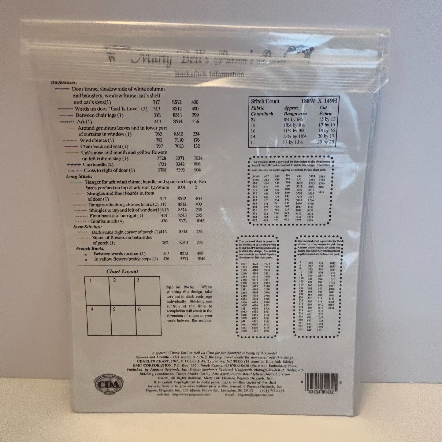 Pegasus Cross Stitch Pattern Marty Bells Parsons Porch Chart Pack 432 House Door