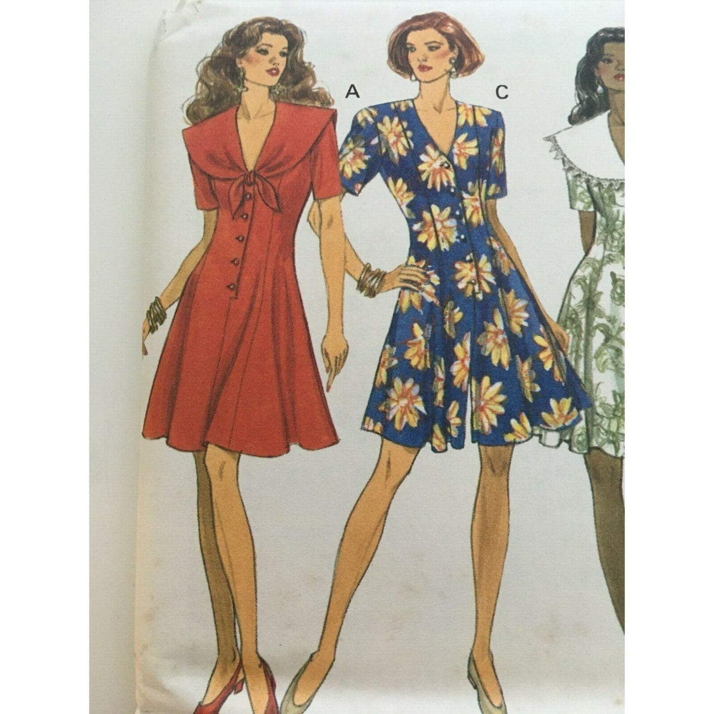 Butterick Sewing Pattern 5952 Flared Dress Culotte Casual Summer Size 6 8 10 UC