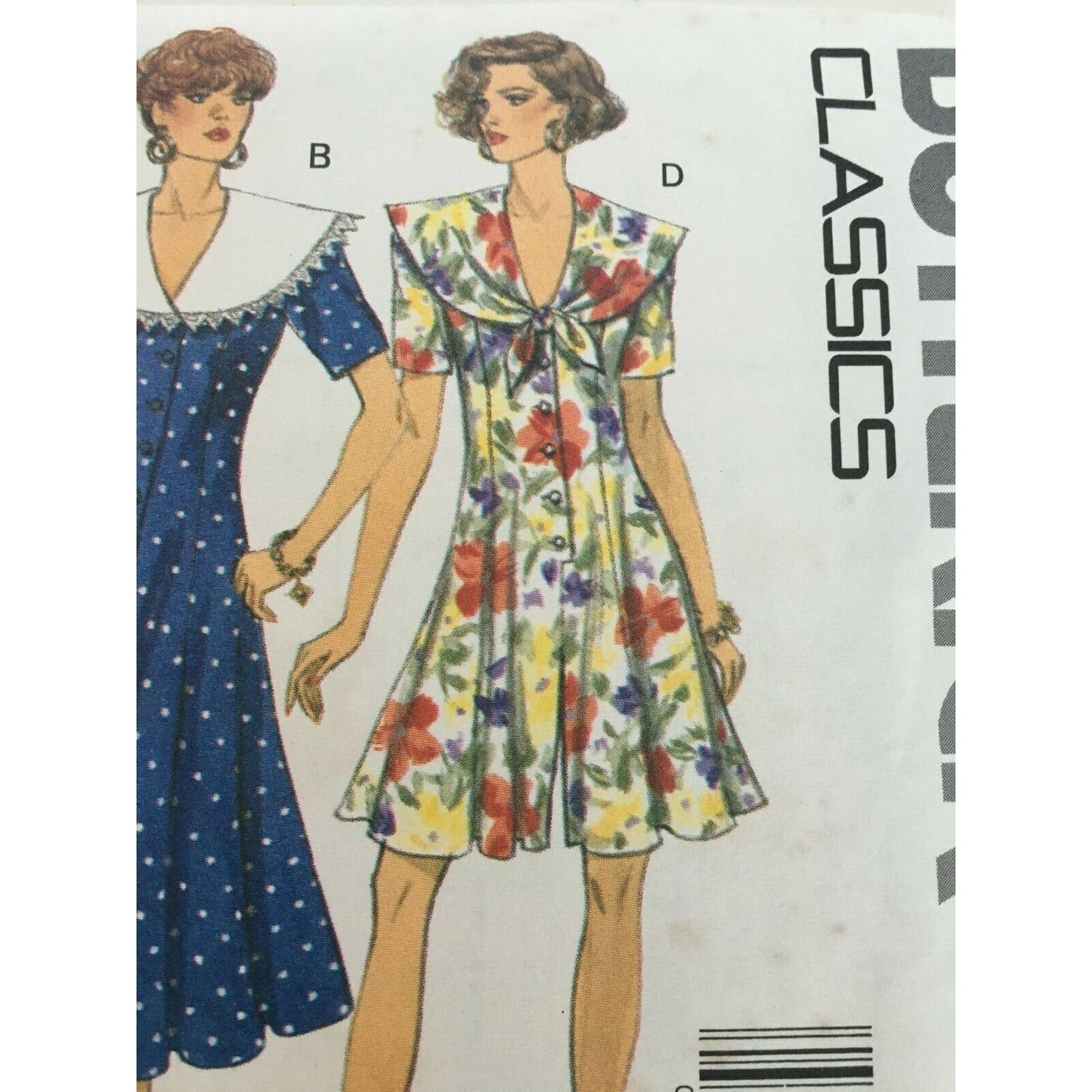 Butterick Sewing Pattern 5952 Flared Dress Culotte Casual Summer Size 6 8 10 UC