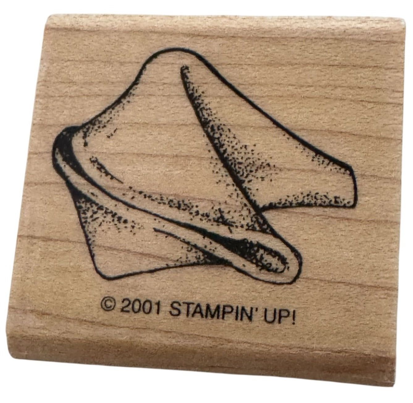 Stampin Up Rubber Stamp Fortune Cookie Chinese Fortune Card Making Wood Mounted