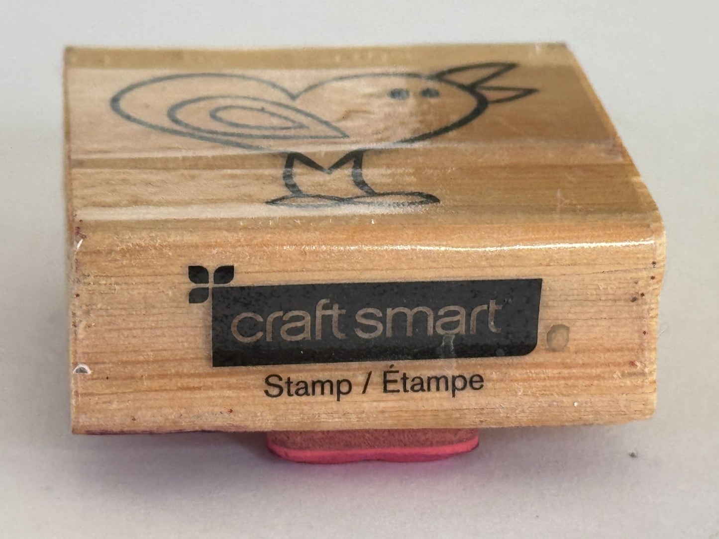 CraftSmart Rubber Stamp Heart Bird Valentines Day Card Making Funny Animal  Love
