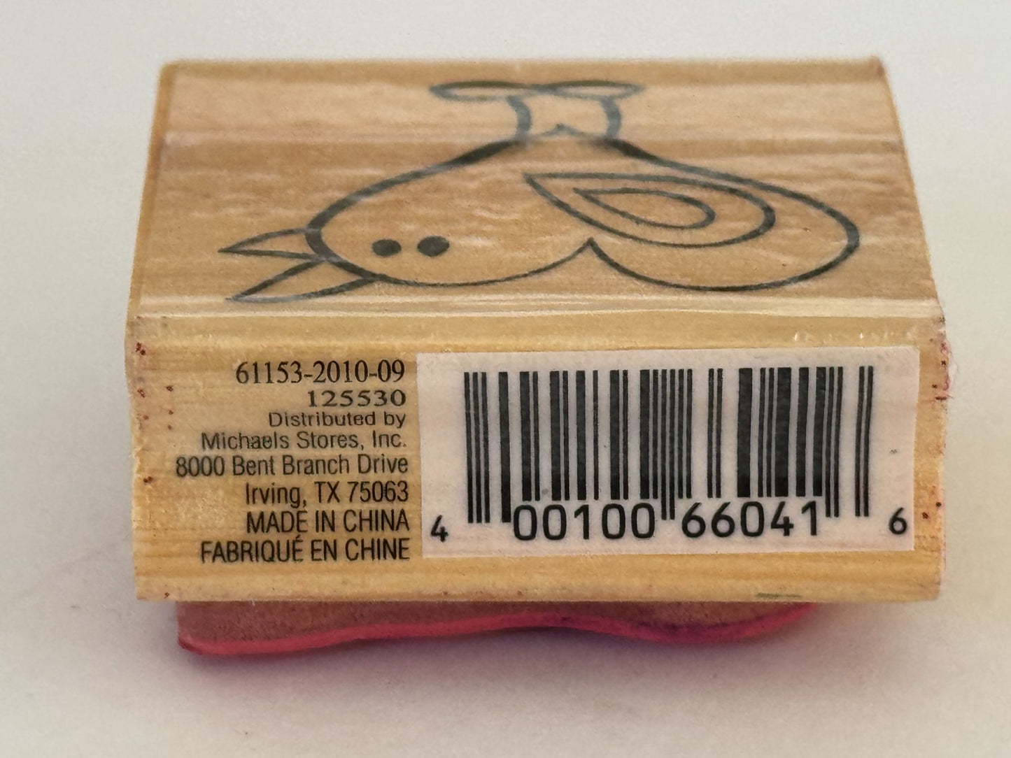 CraftSmart Rubber Stamp Heart Bird Valentines Day Card Making Funny Animal  Love