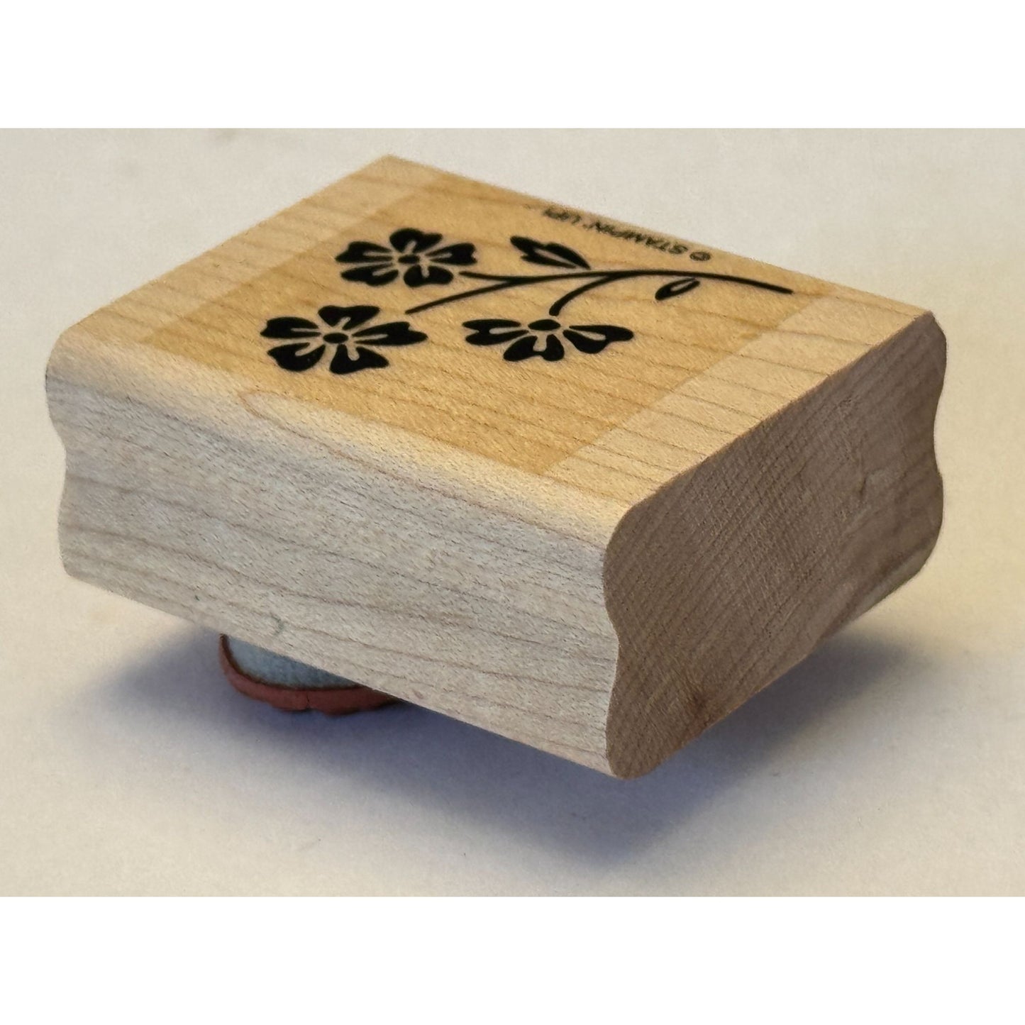 Stampin Up Rubber Stamp Floral Design Flowers Spring Garden Crafting Tool Wood
